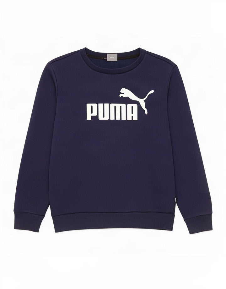 Puma Herre Grafisk Sweatshirt Jumper lille marineblå bomuld