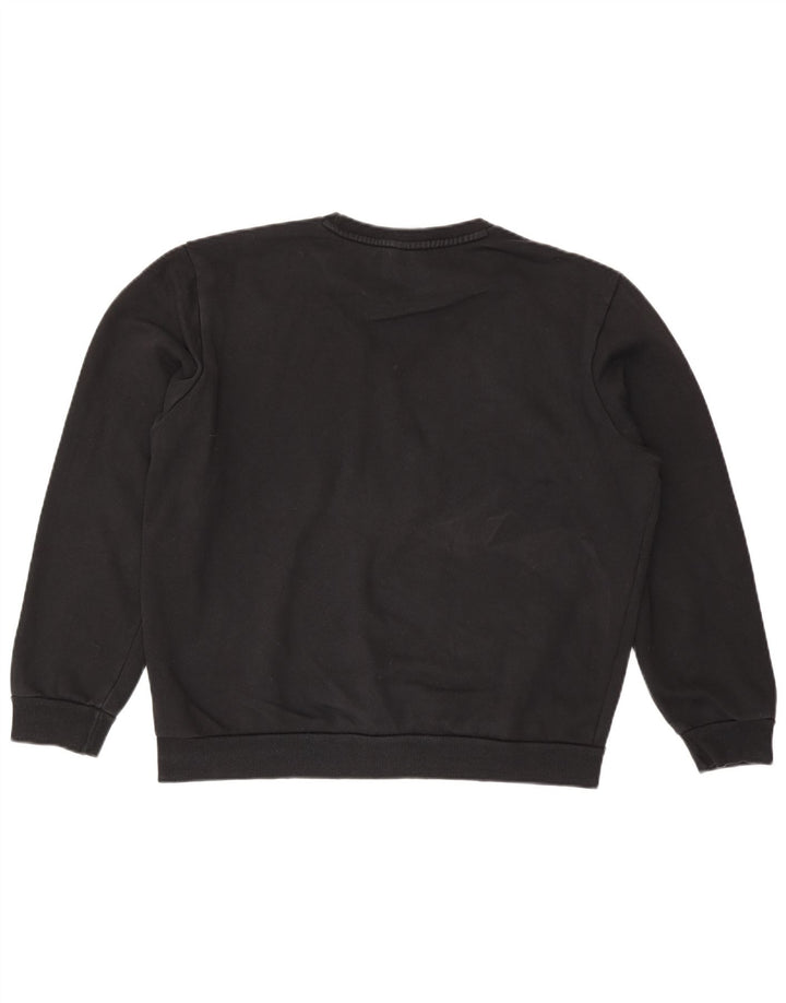 Puma Herre Sweatshirt Jumper Stor Sort Bomuld