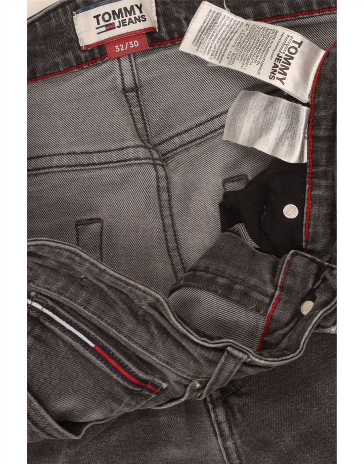 TOMMY HILFIGER Herre Scanton Slim Jeans W32 L30 Grå Bomuld