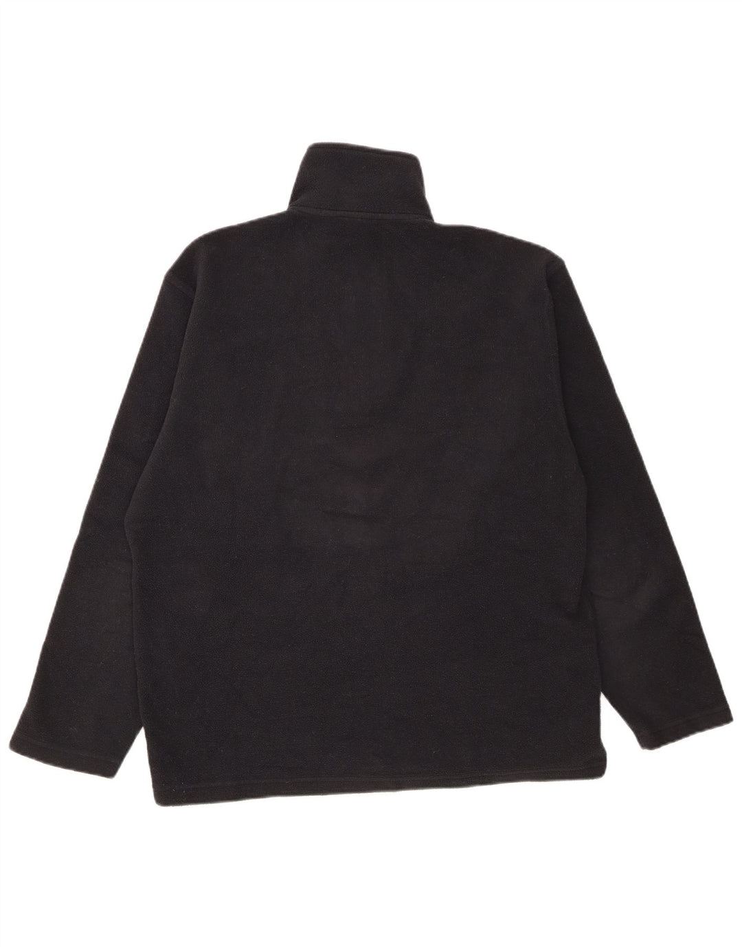 K-Way Herre Fleece Jumper med lynlåshals mellem sort stribet
