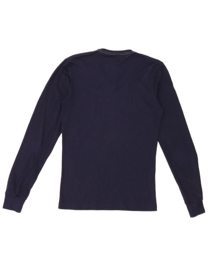 Lacoste Herre Top Langærmet Størrelse 1 2XS Marineblå Uld