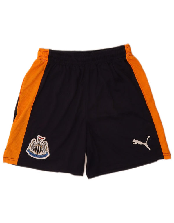 Puma drenge grafiske sportsshorts 13-14 år marineblå colourblock polyester