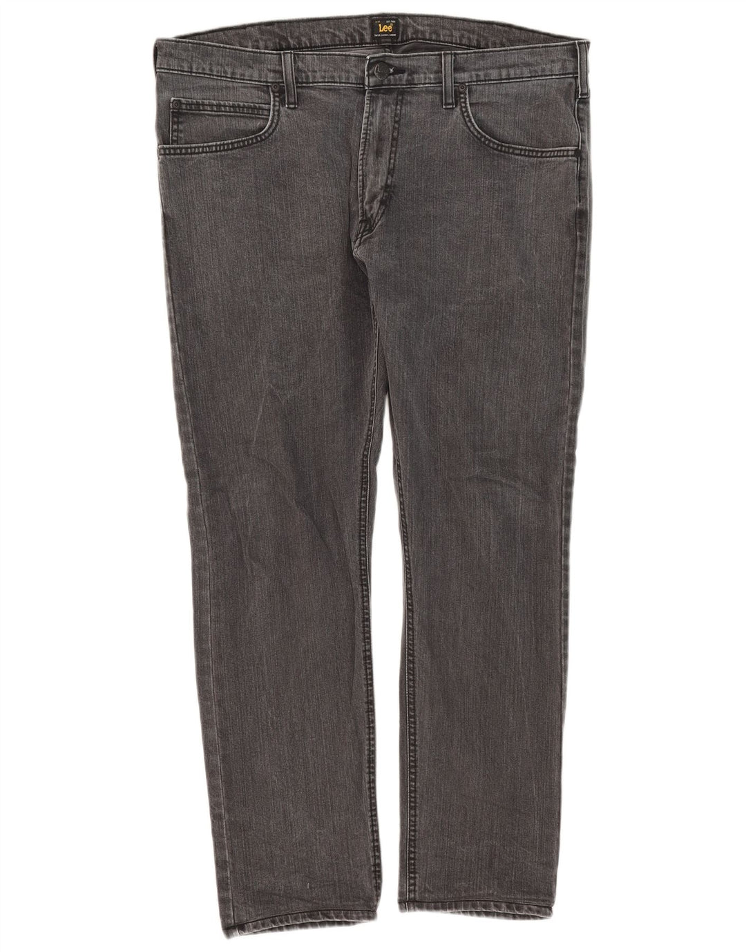 Lee Herre Luke Slim Jeans W36 L28 Grå Bomuld