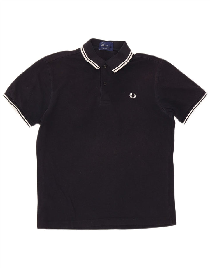 Fred Perry Herre poloshirt Medium marineblå bomuld