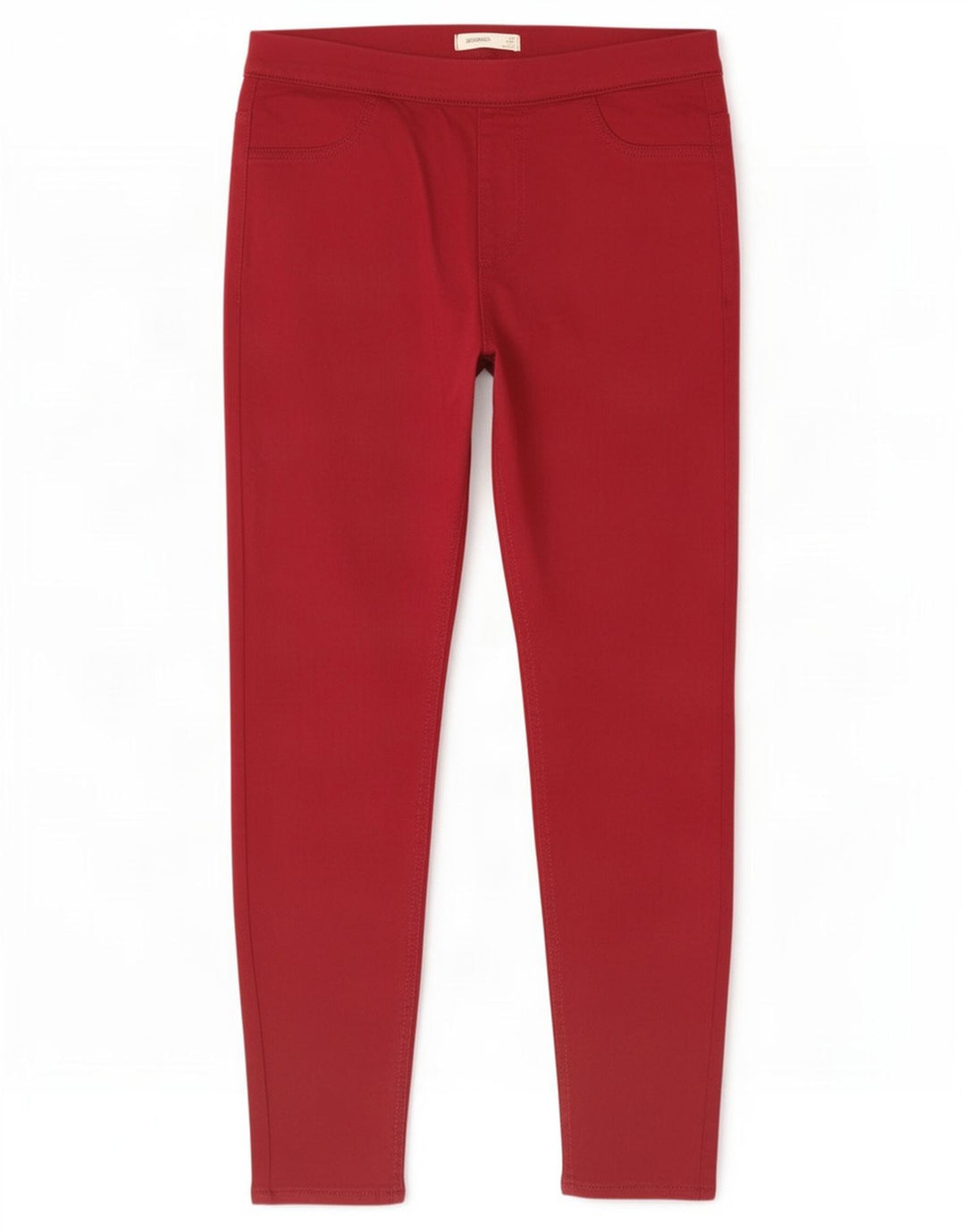 Marks & Spencer Dame Jegging Jeans UK 12 Medium W30 L26 Rød Bomuld