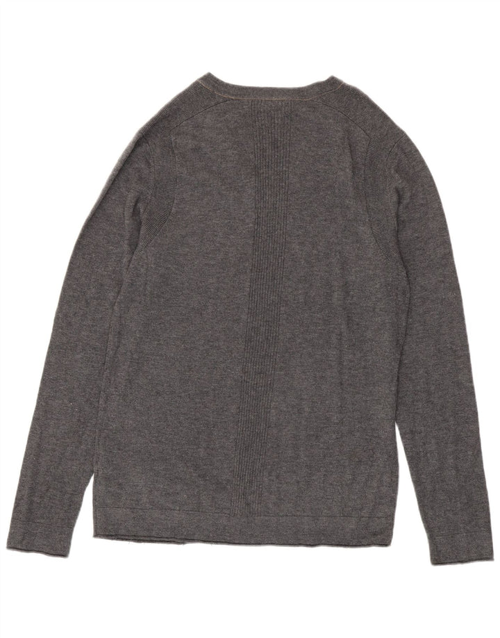 Calvin Klein Jeans Herre V-hals sweater Stor Grå Nylon