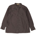 EDDIE BAUER Dameskjorte UK 18 XL Grå Bomuld