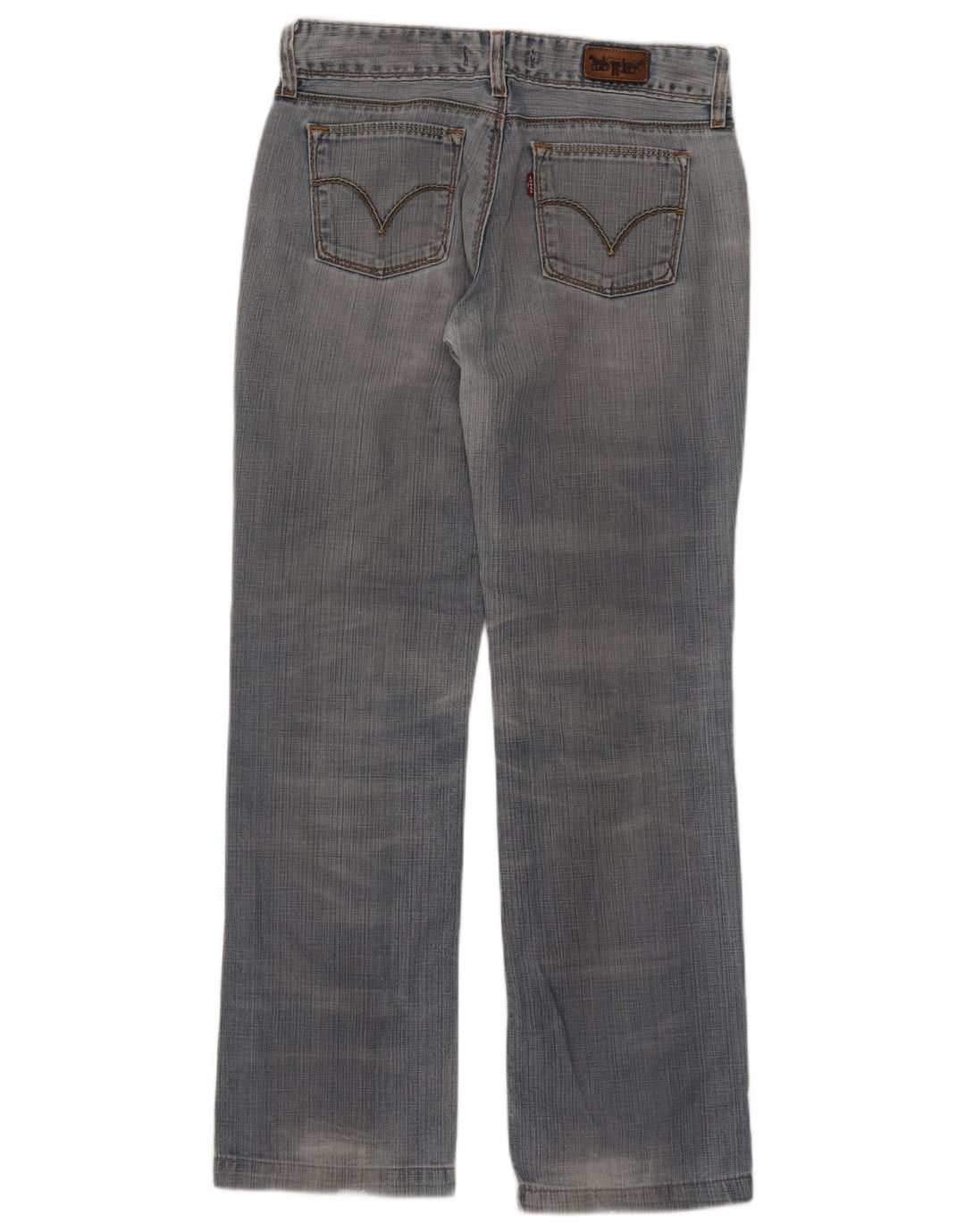 Levi's Dame 570 Straight Jeans W30 L31 Blå Bomuld