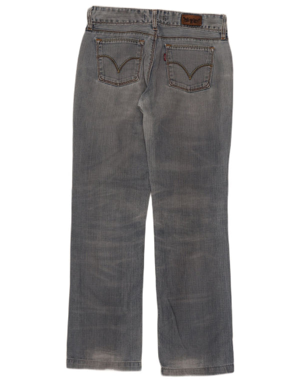 Levi's Dame 570 Straight Jeans W30 L31 Blå Bomuld