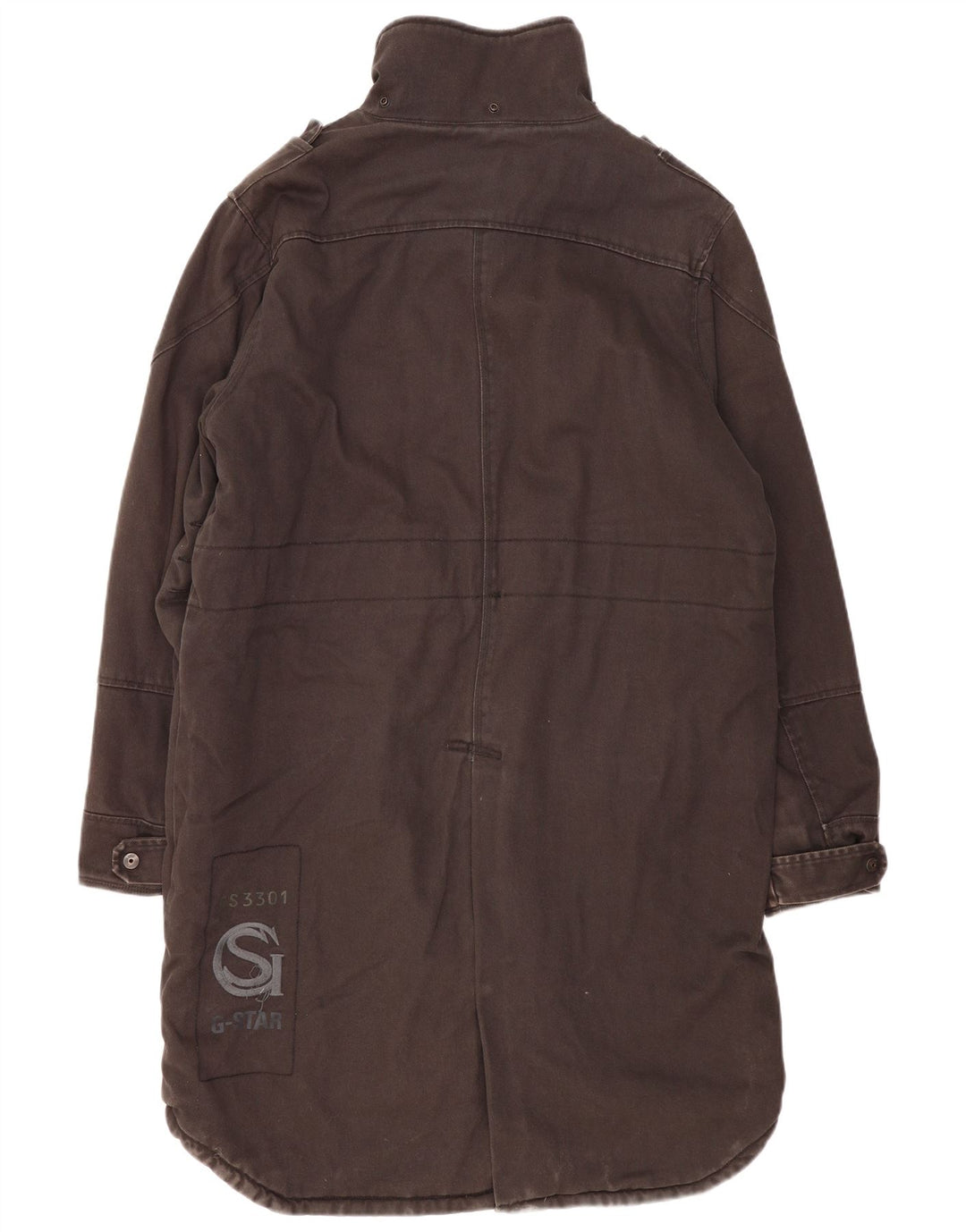 G-Star Herre Parka Jacket UK 42 XL Grå Bomuld