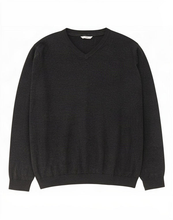 Marks & Spencer Boys V-hals sweater 15-16 år Grå bomuld