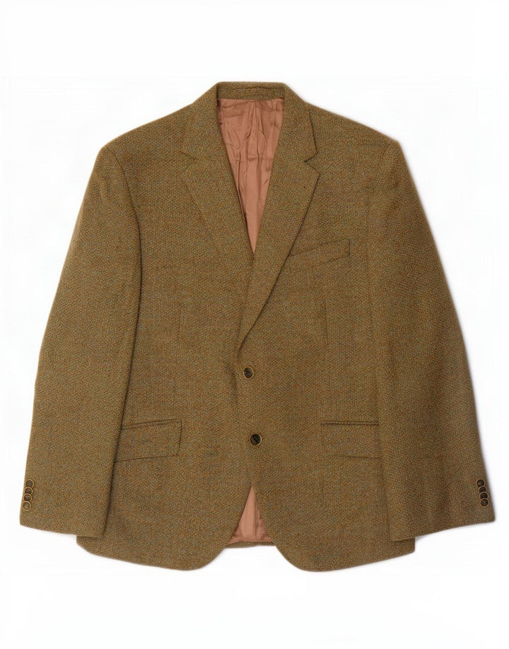 Marks & Spencer Herre 2-knaps Regular Fit Blazer-jakke UK 38 Medium Khaki