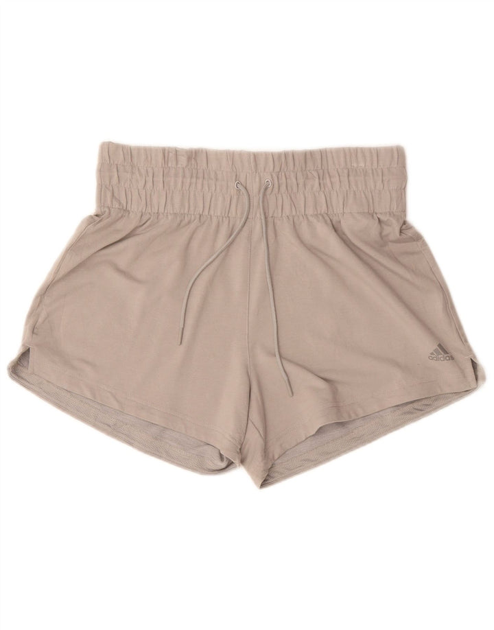 Adidas sportsshorts til kvinder UK 14 mellemgrå polyester