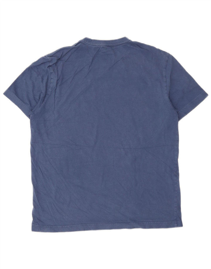 Hurley Herre grafisk T-shirt Top Medium Marineblå Bomuld