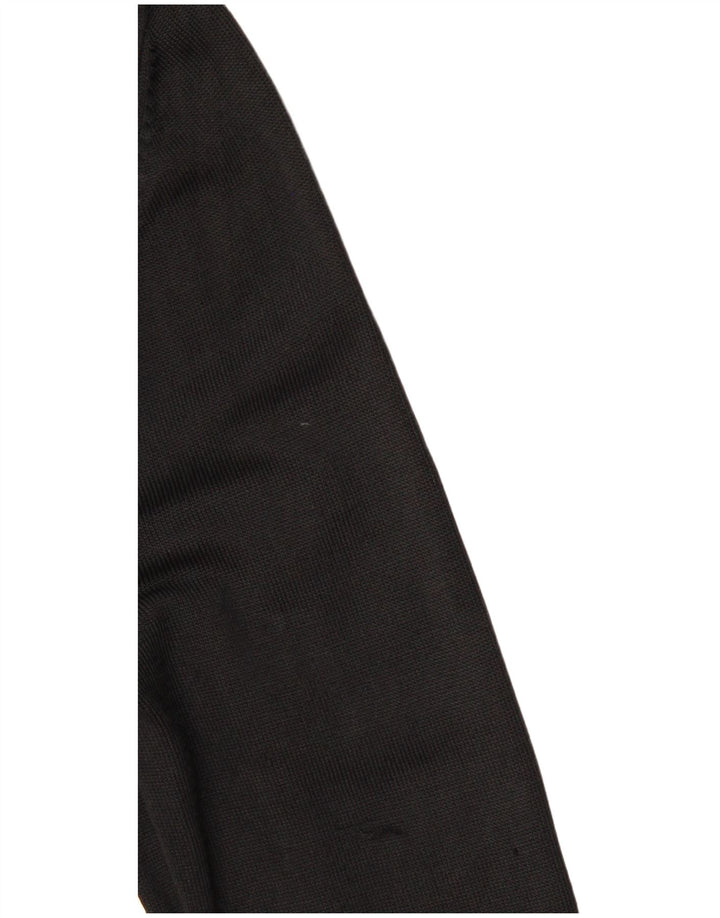 Marks & Spencer Dame Cardigan Sweater med fuld lynlås UK 12 Medium Black Viscose