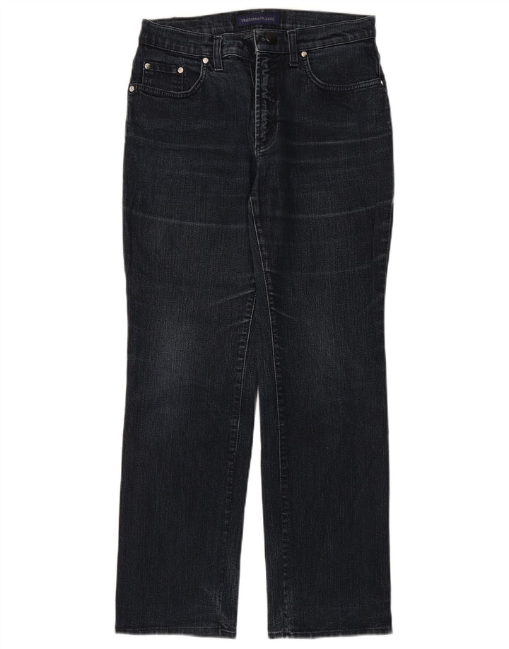 Trussardi lige jeans til kvinder W29 L28 Marineblå bomuld