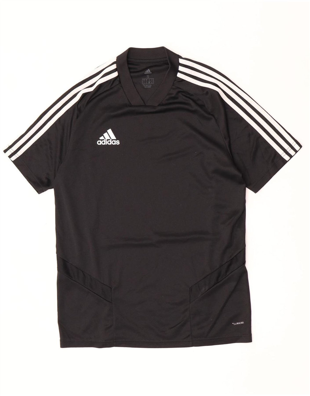 Adidas Herre Climacool T-Shirt Top Lille Sort Polyester