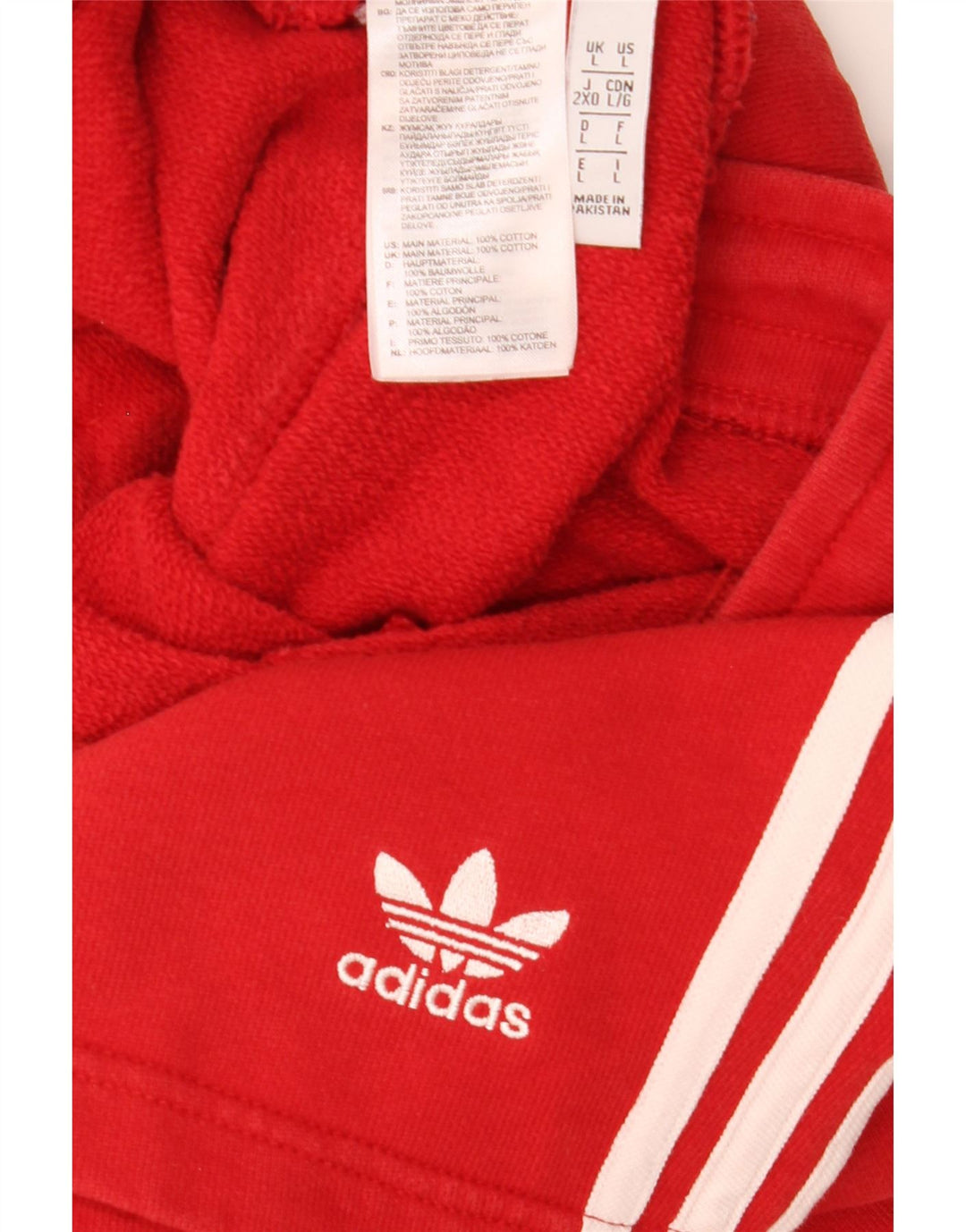 Adidas Sportsshorts til mænd store røde bomuld
