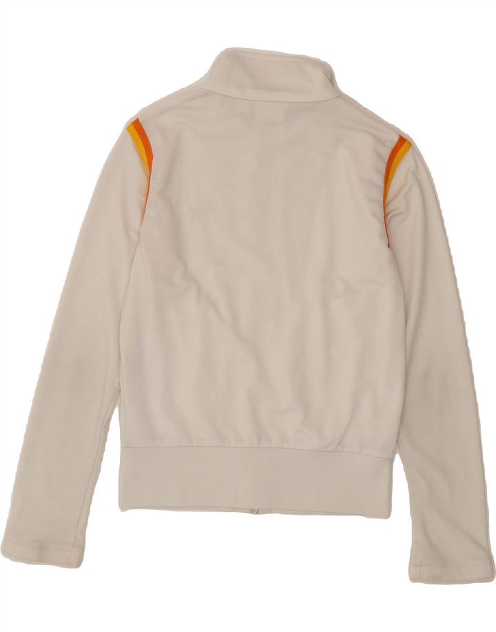PUMA Womens Tracksuit Top Jacket UK 8 Small White Colourblock Vintage Puma and Second-Hand Puma from Messina Hembry 