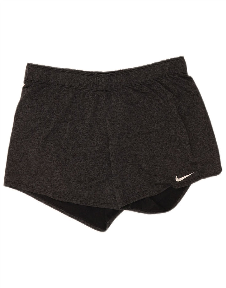 Nike Herre Dri Fit sportsshorts, store grå polyester