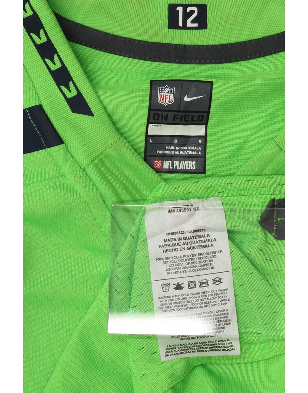 NIKE Womens Wilson Graphic T-Shirt Top UK 16 Large Green Polyester Vintage Nike and Second-Hand Nike from Messina Hembry 