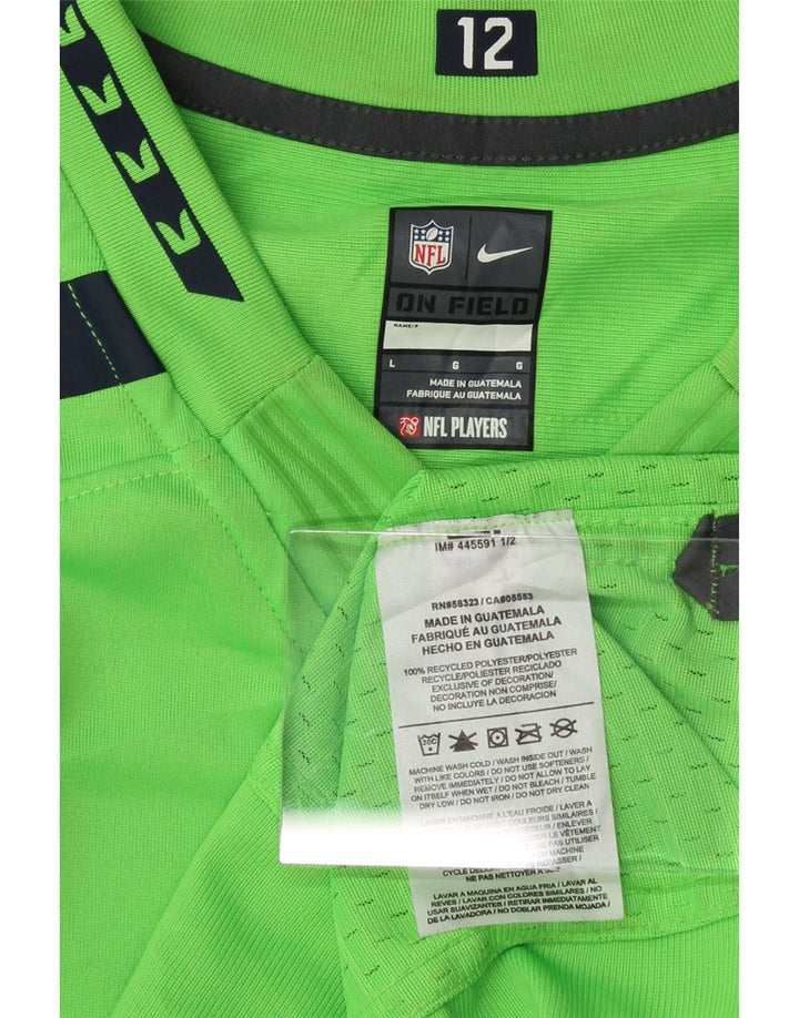NIKE Womens Wilson Graphic T-Shirt Top UK 16 Large Green Polyester Vintage Nike and Second-Hand Nike from Messina Hembry 