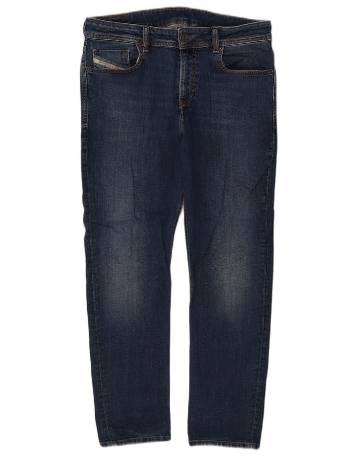 Diesel Herre Thanaz Slim Jeans W34 L27 Blå Bomuld