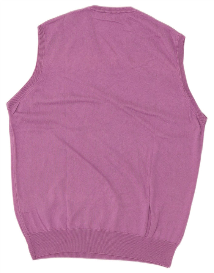 Brooksfield Herrevest Tank Top IT 52 Stor Lilla Bomuld