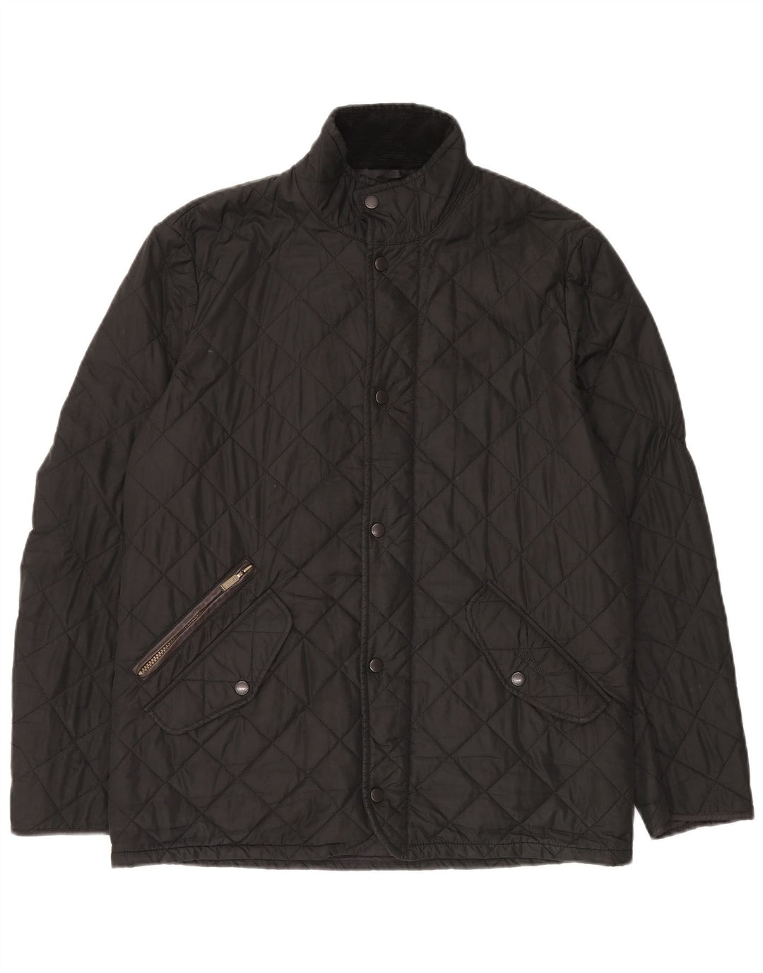 Barbour Herre quiltet jakke UK 38 Medium Sort Polyester