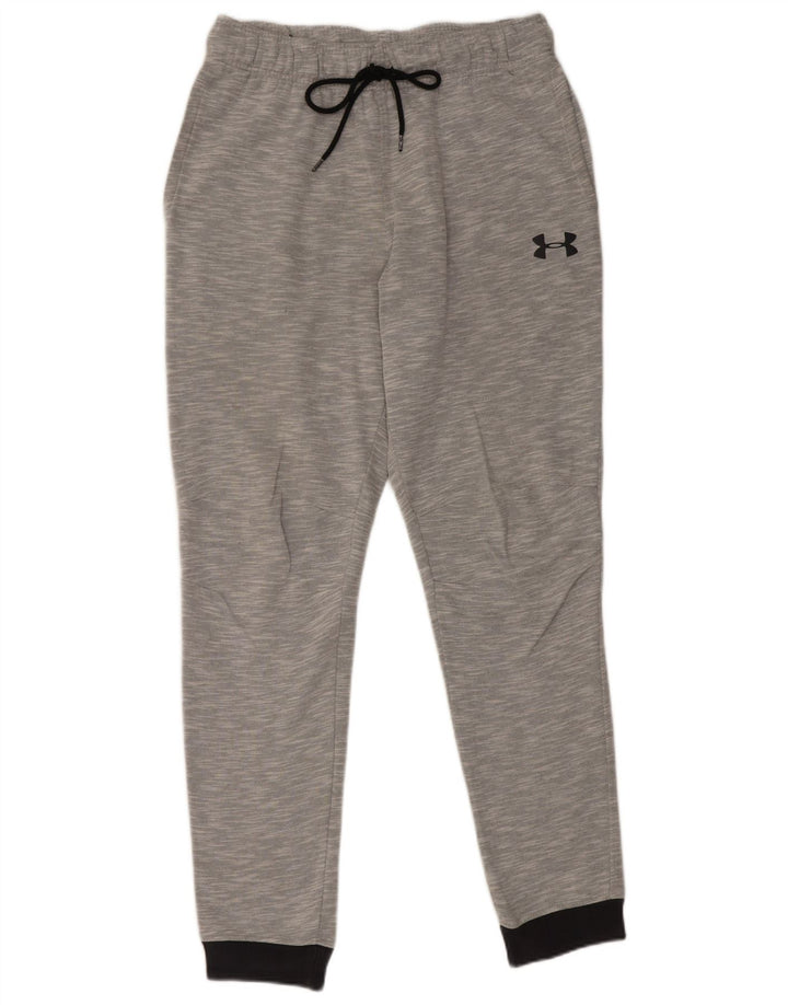 UNDER ARMOUR Herre Cold Gear Træningsdragt Bukser Joggers Large Grey Flecked