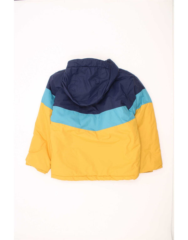 Columbia Boys Polstret hættejakke 7-8 år Lille gul Colourblock Nylon