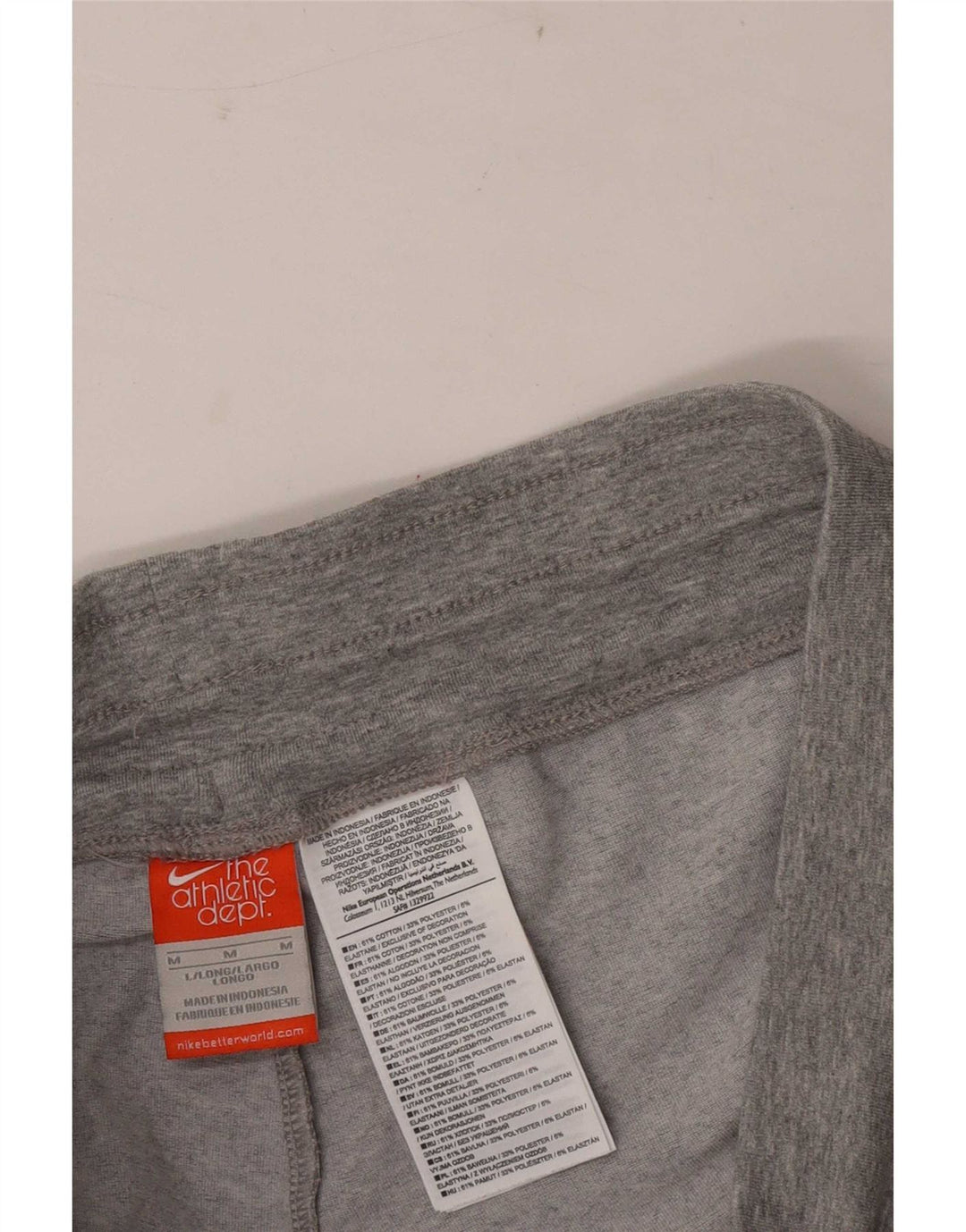 Nike træningsdragtsbukser til kvinder UK 14 Medium Grey Flecked Bomuld