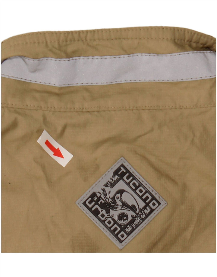 Tucano Urbano Kvinder Oversized Utility Jacket UK 6 XS Beige Polyester