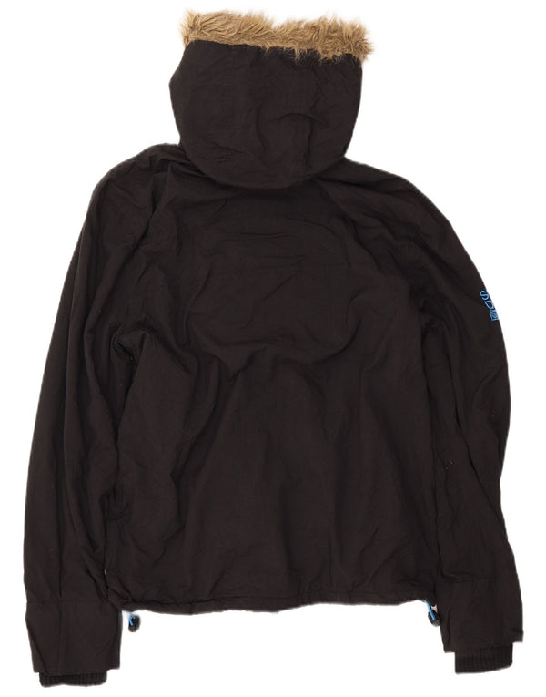 SUPERDRY Windcheater hættejakke til mænd UK 38 Medium Sort