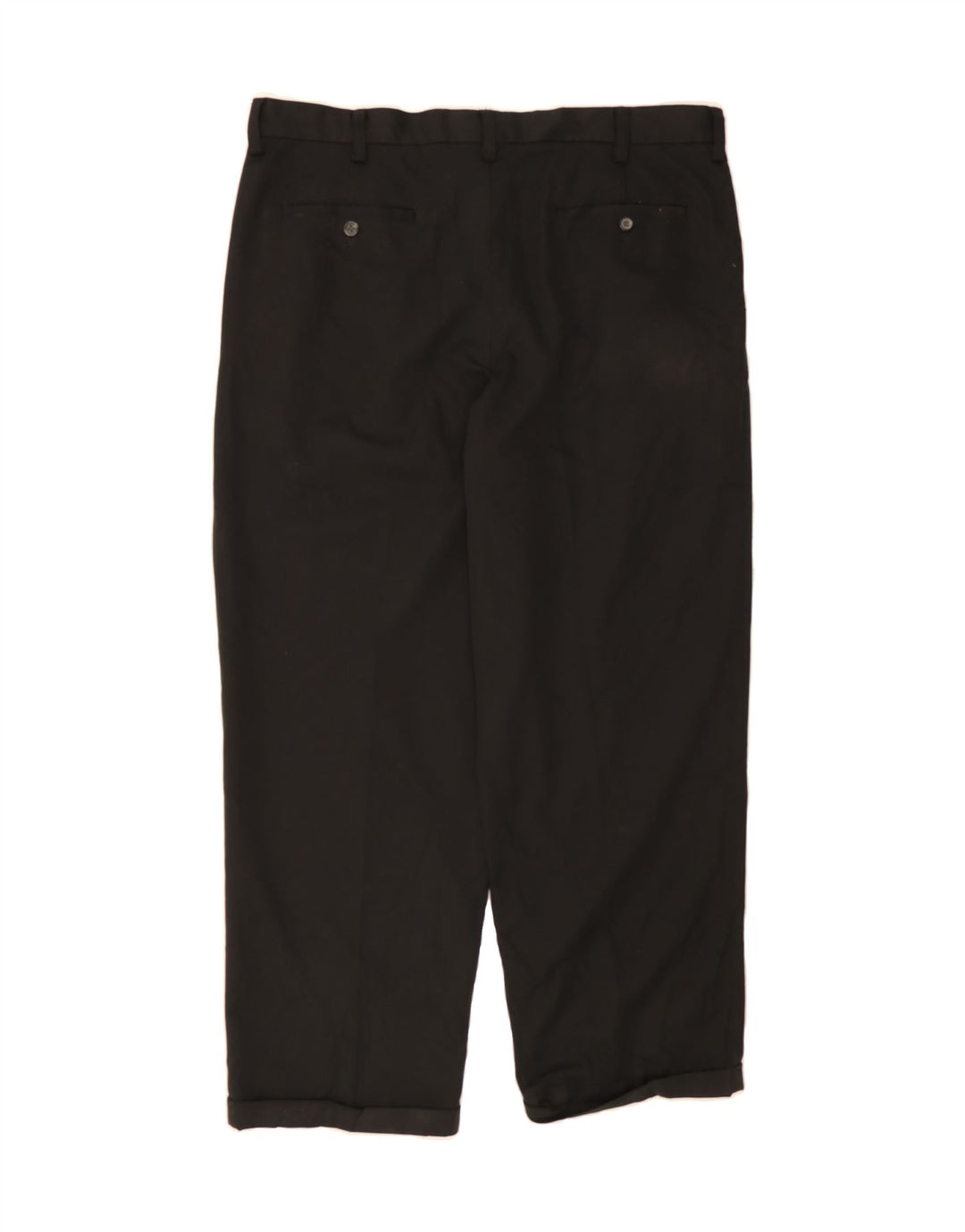 IZOD Mens Pegged Casual Trousers W38 L30 Black Polyester Vintage Izod and Second-Hand Izod from Messina Hembry 