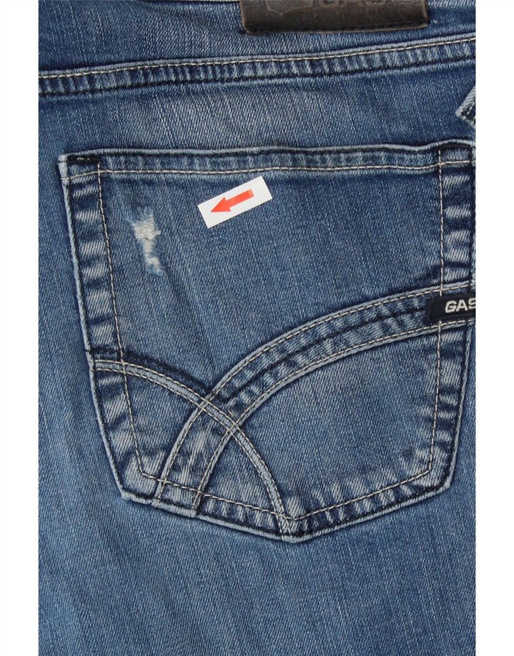 Gas Herre Slim Jeans W36 L34 Blå Bomuld