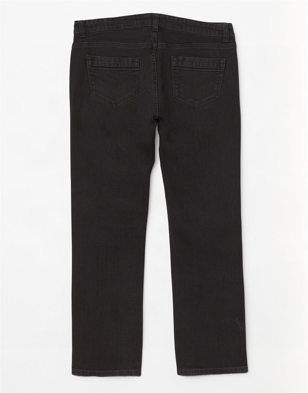 Marks & Spencer Dame Short Bootcut Jeans UK 12 Medium W34 L27 Black