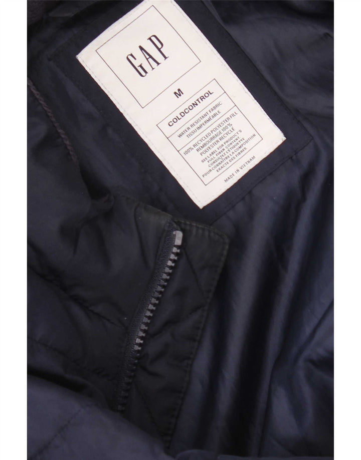 Gap polstret jakke til kvinder UK 14 Mellem marineblå polyester