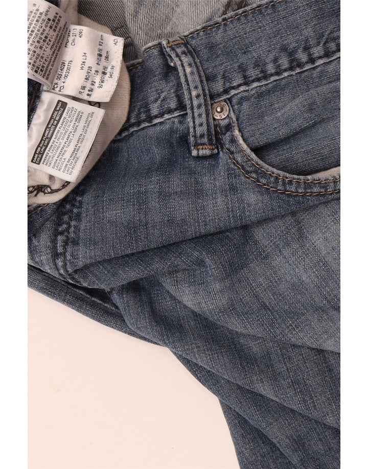 Levi's lige jeans til kvinder W36 L34 blå bomuld