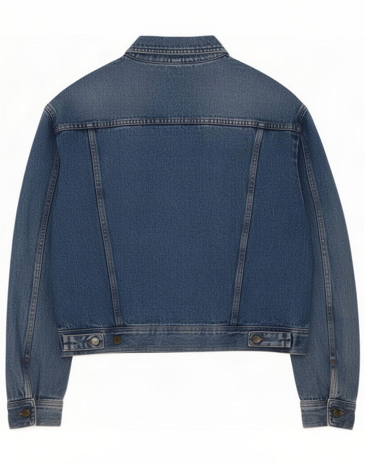 Lukket Denimjakke til mænd UK 38 Medium Blue Cotton