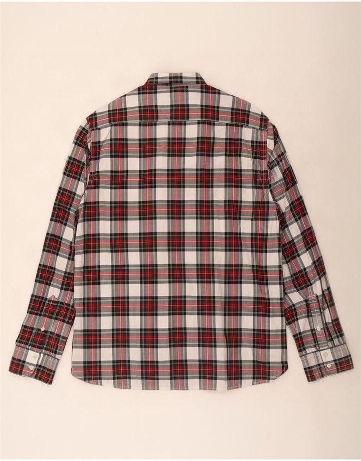 Tommy Hilfiger Herre Flanellskjorte XL Rød Ternet Bomuld