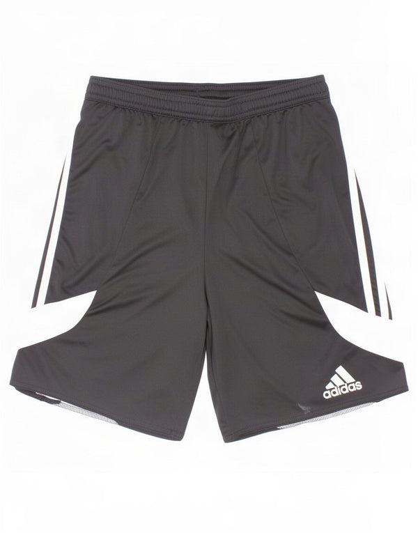 Adidas Boys Climalite Sportshorts 13-14 år XL Sort Colourblock