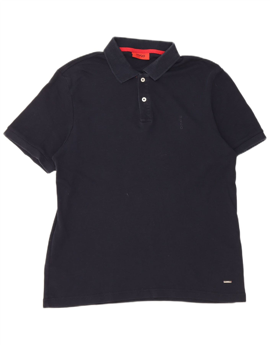 Hugo Boss herre poloshirt XL marineblå bomuld
