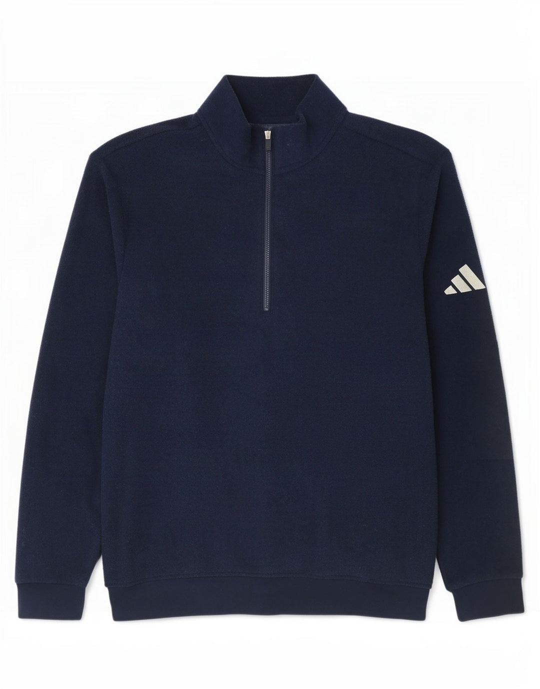 Adidas Fleece Jumper med lynlås til mænd mellem marineblå polyester