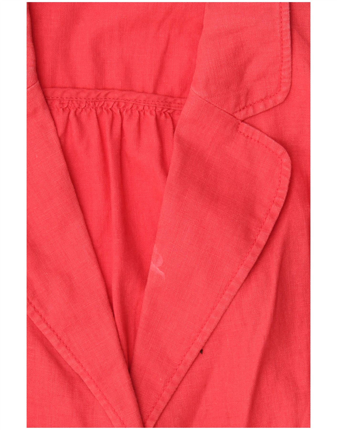 Marks & Spencer 3/4 ærmer 1-knaps blazerjakke til kvinder, UK 18 XL rød hør