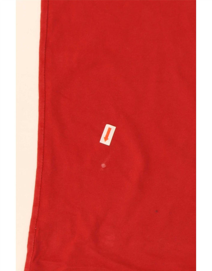 Vans Herre Classic Fit Grafisk T-Shirt Top Medium Rød Bomuld