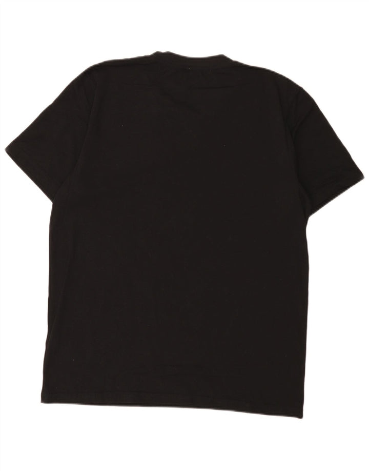 Reebok Herre T-Shirt Top Stor Sort Bomuld