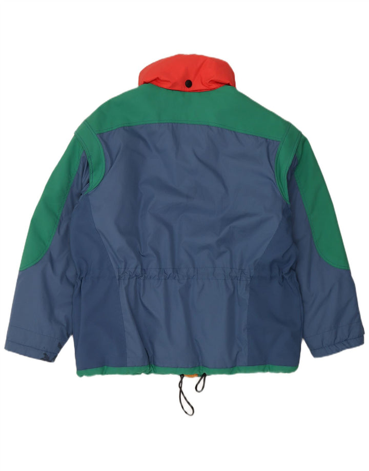 DIADORA Skijakke til mænd UK 40 Large Blue Colourblock Polyester