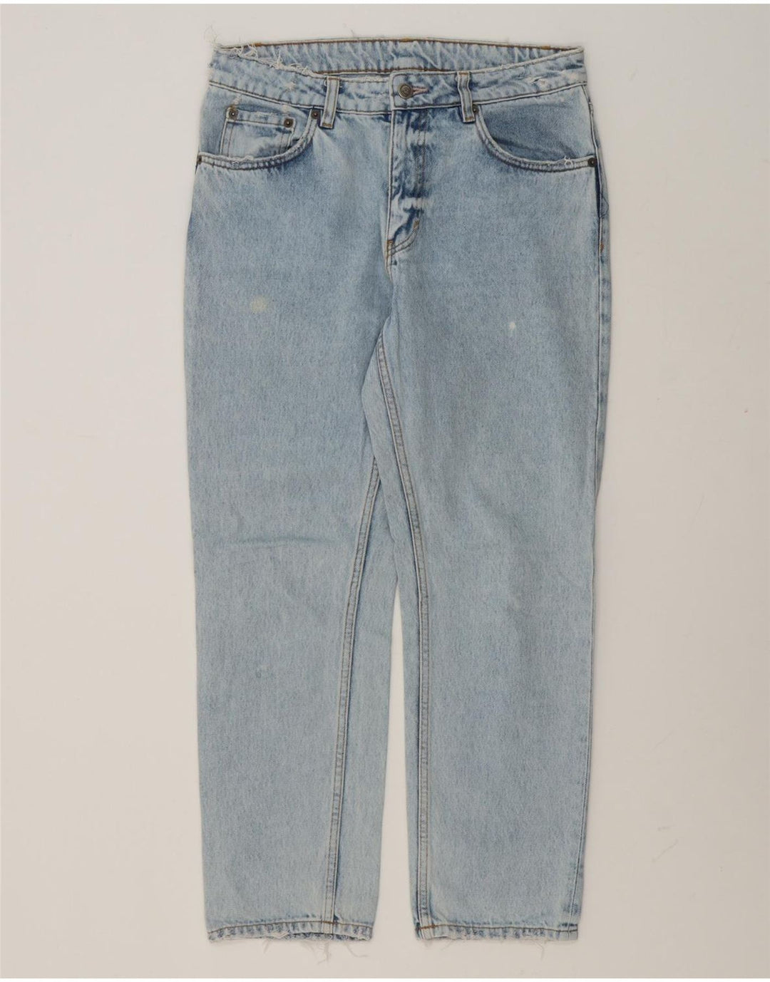 Billige Mandag Dame Tapered Jeans W29 L27 Blå Bomuld