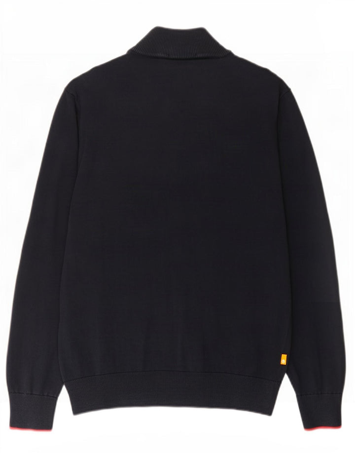 Timberland Herre cardigan sweater Stor marineblå bomuld